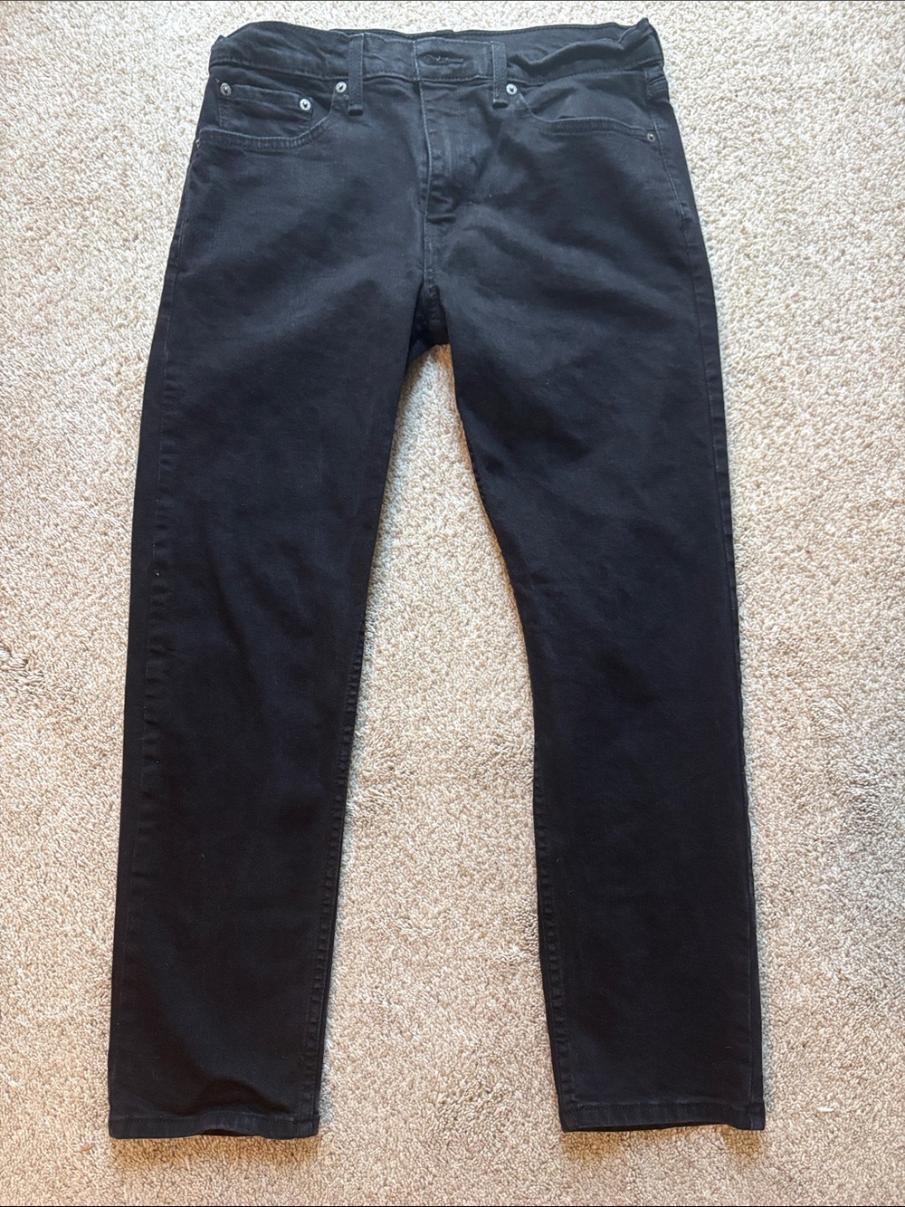 Mens Black Levi’s 502